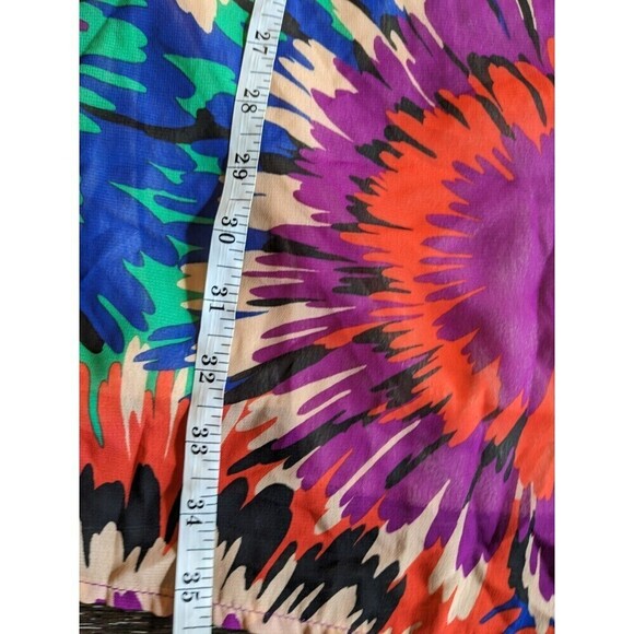 Newbury Kustom USA Women's Dress Size Large Geometric Tie Dye - Picture 5 of 6